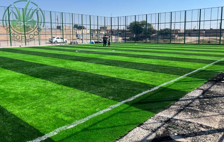 نمونه چمن مصنوعی فوتبال