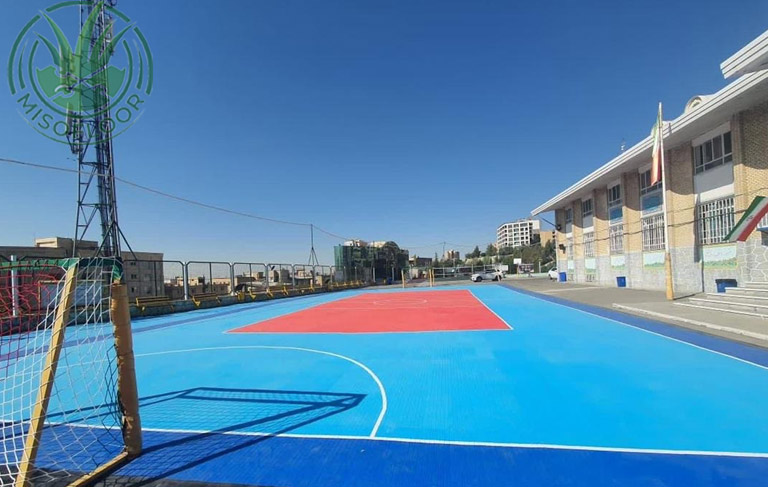 نمونه کار کفپوش ورزشی