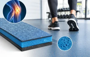 کفپوش فوم دار (Foam-backed) چیست و چه تاثیری در کاهش خستگی مفاصل دارد؟